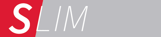 S-SERIES_SLIM_FC The image features the word "SLIM" in large white letters against a red background on the left, with the right side showing a gray background.