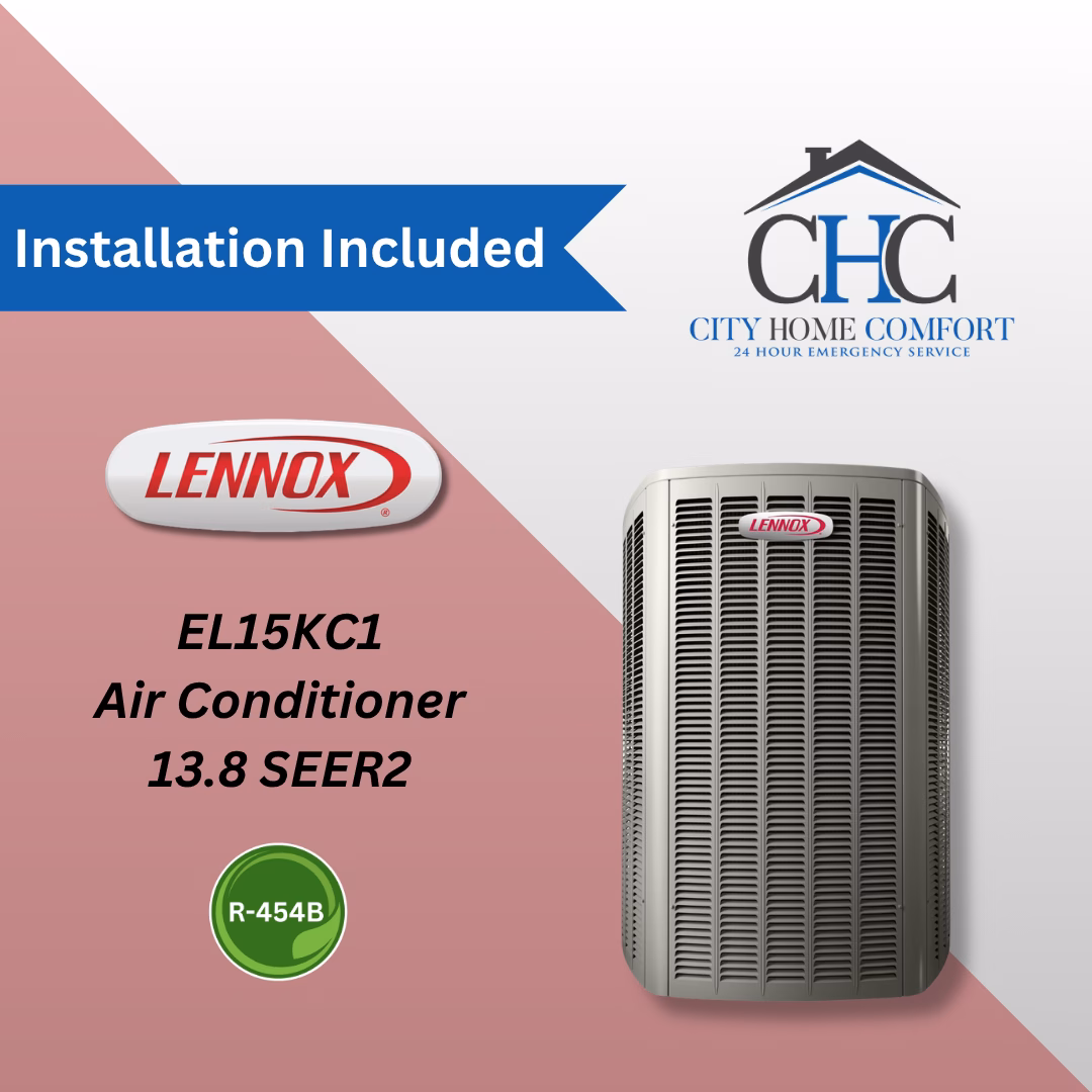 Lennox Elite EL15KC1 central air conditioner installed by City Home Comfort