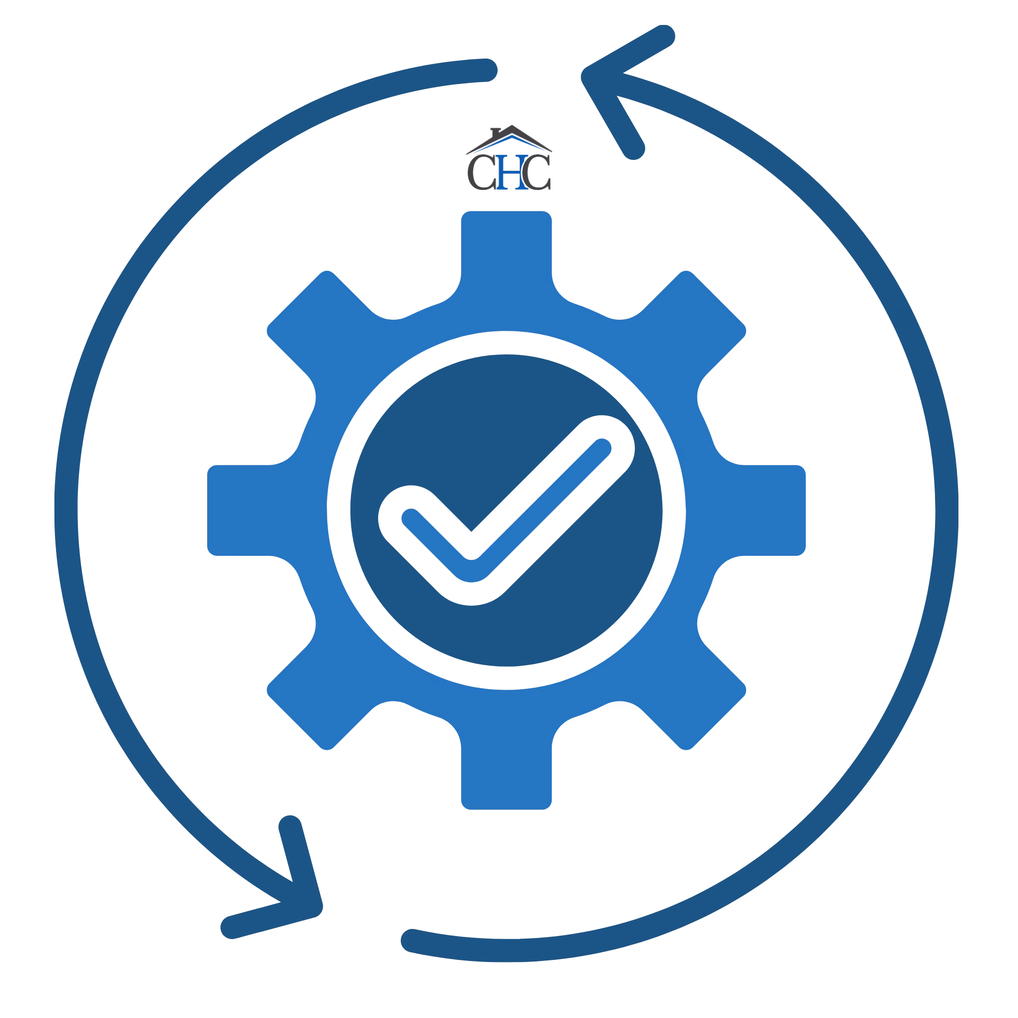 HVAC tune-up and maintenance icon